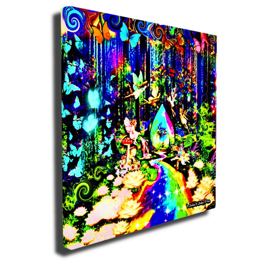 Rainbow River Fairies Forest Hideaway Hut With Butterfly Friends