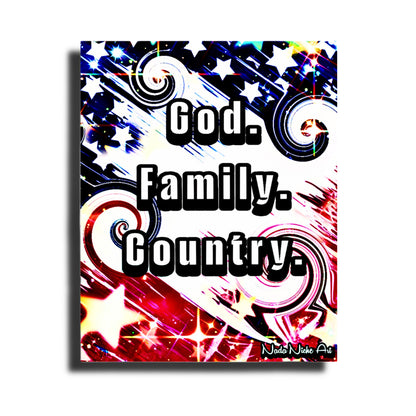 God. Family. Country.