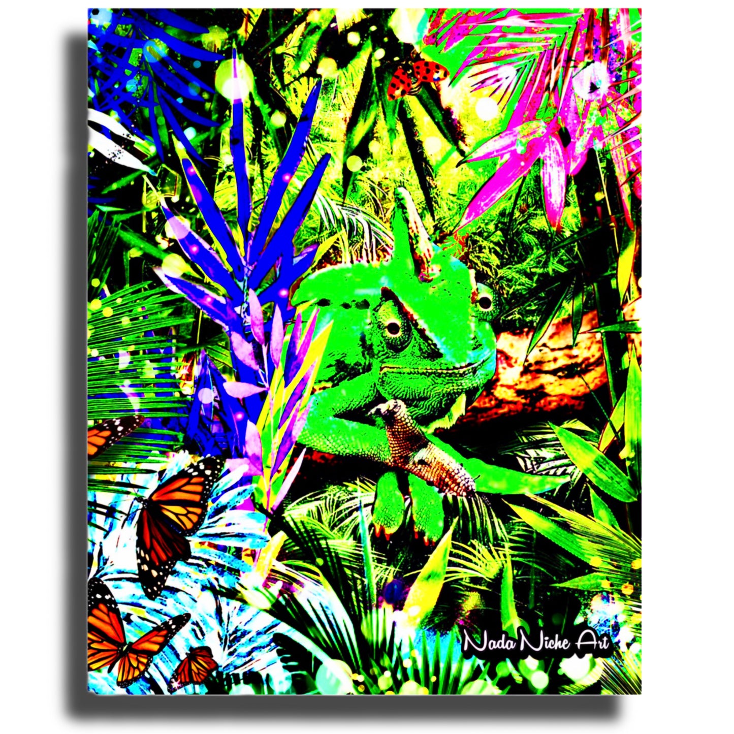 Hiding In Plain Sight ~ Chameleon In A Tropical Rainforest Paradise