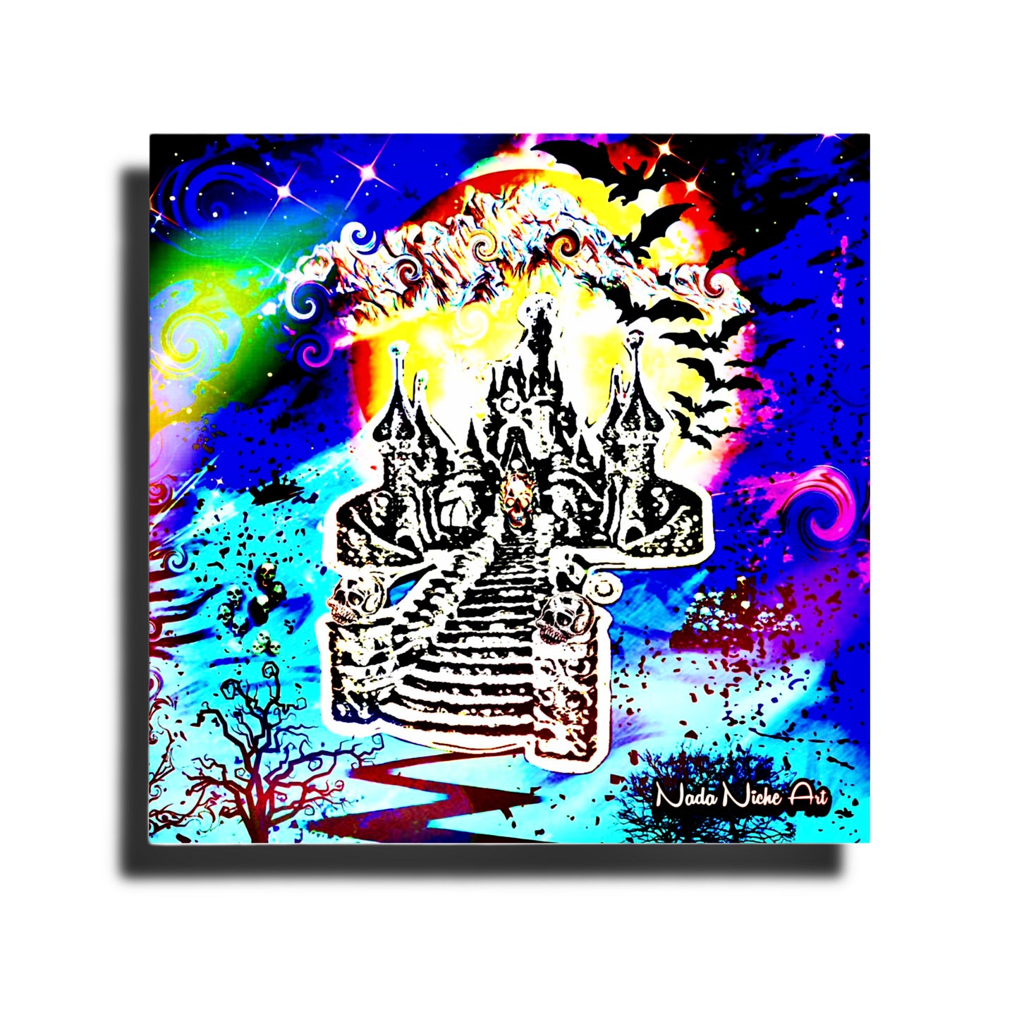 Skeleton Sketch Palace At Midnight