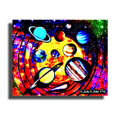 Assembly Of The Milky Way Spheres: Sun And Planets With Comets