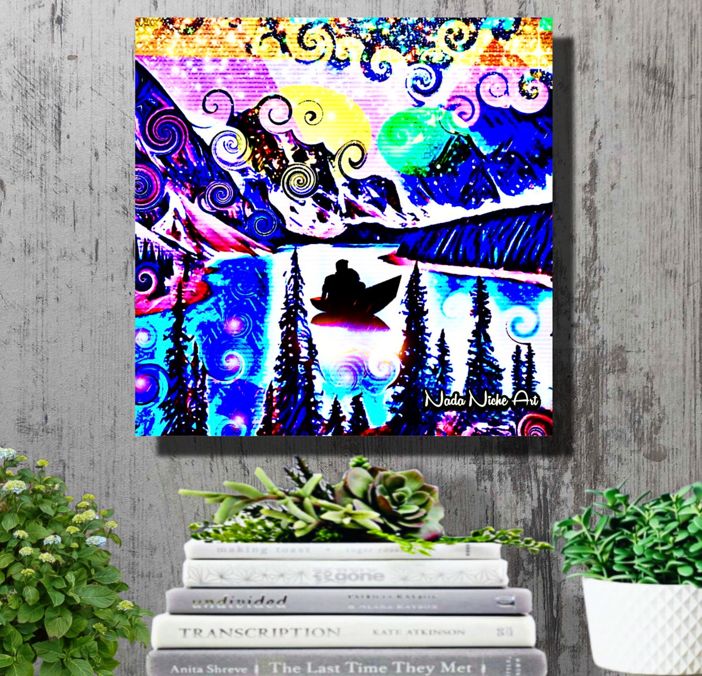 Moonlit Fantasy Boat Ride Down The Glistening River Of Love