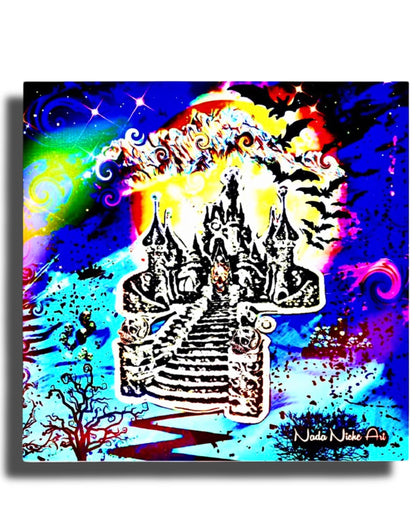 Skeleton Sketch Palace At Midnight