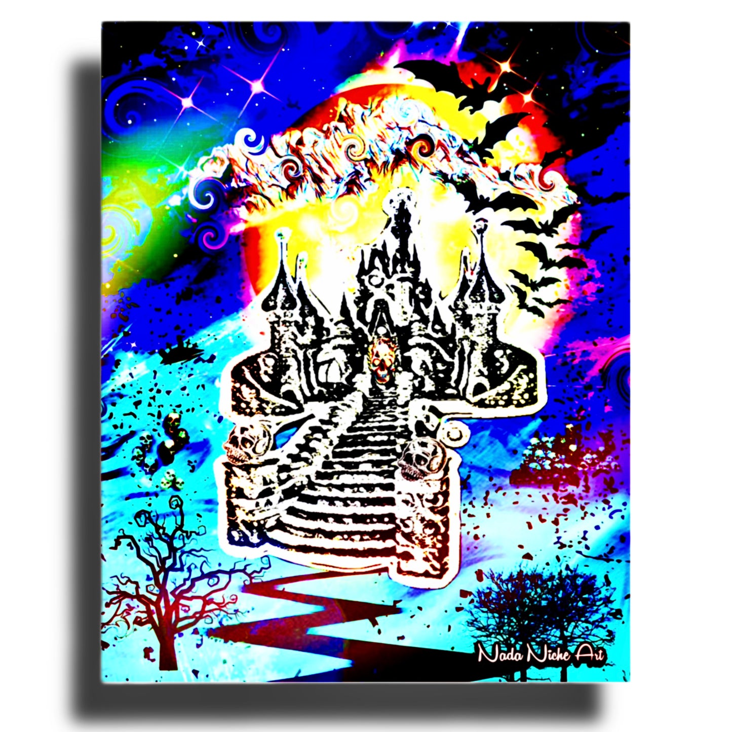 Skeleton Sketch Palace At Midnight