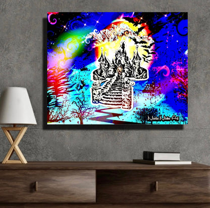 Skeleton Sketch Palace At Midnight