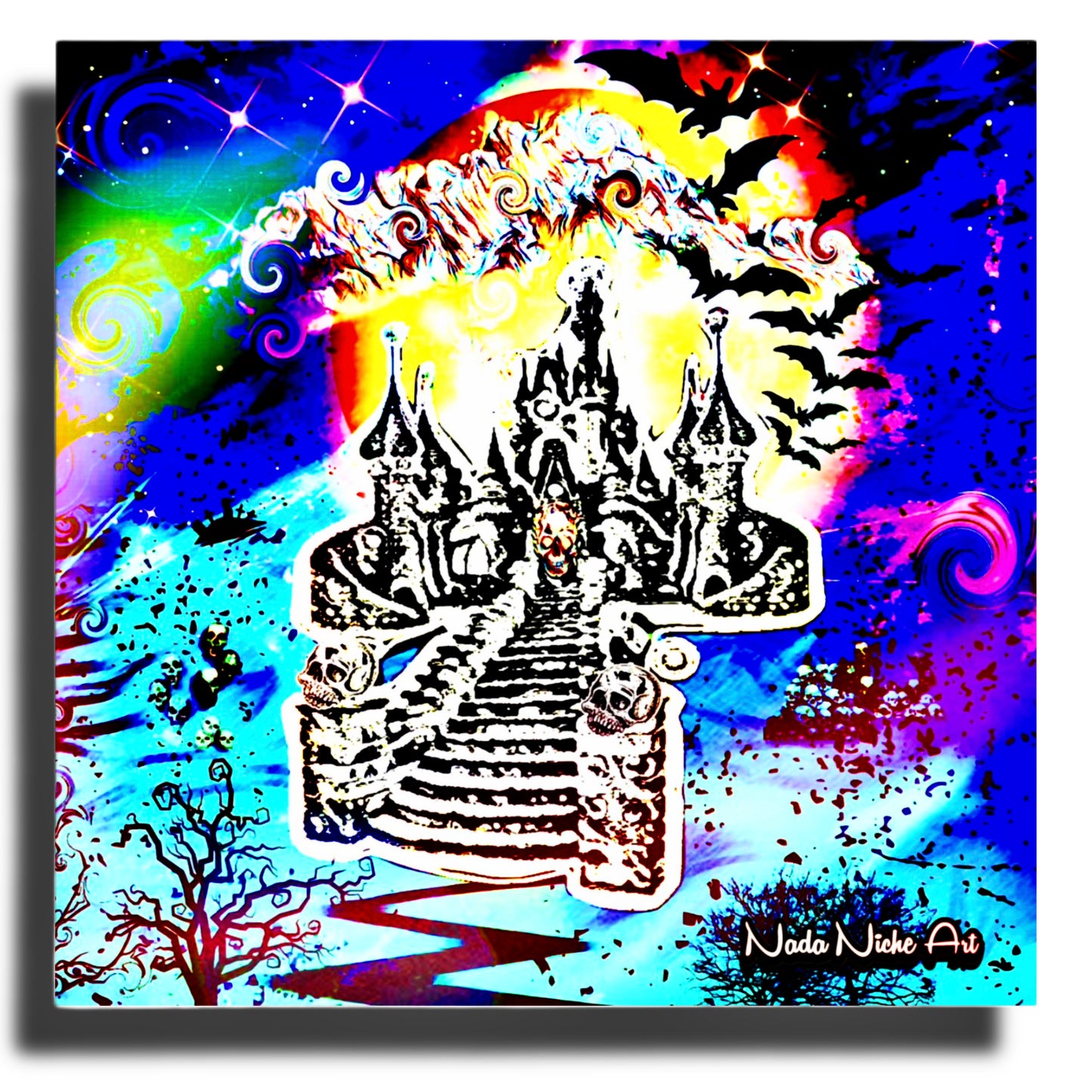 Skeleton Sketch Palace At Midnight