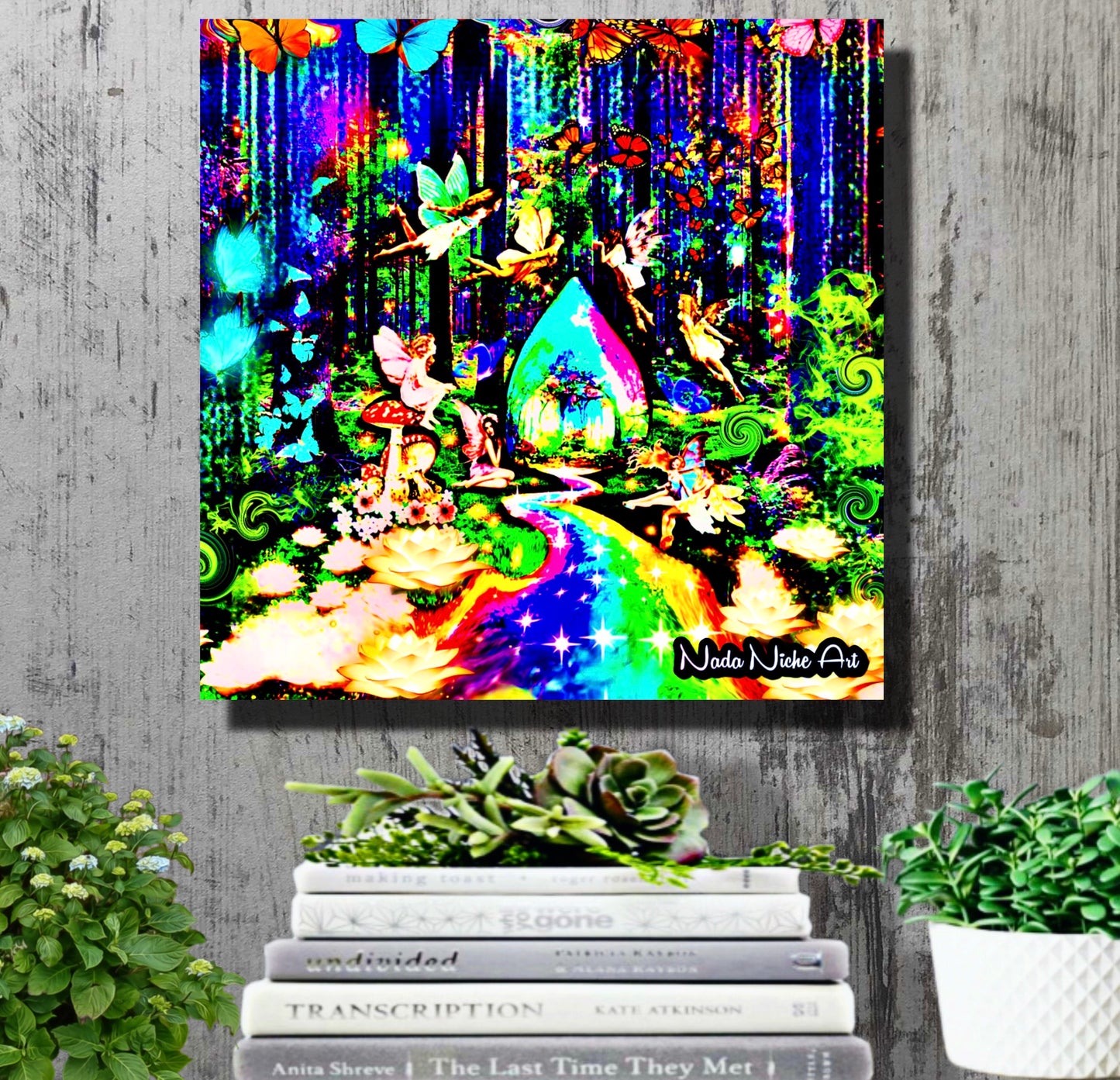 Rainbow River Fairies Forest Hideaway Hut With Butterfly Friends