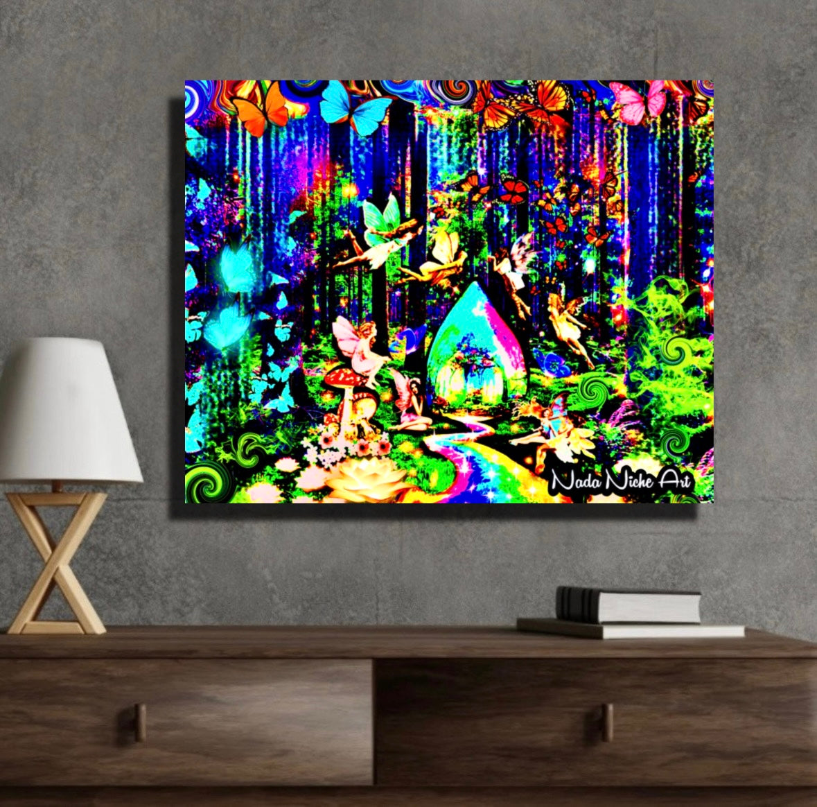 Rainbow River Fairies Forest Hideaway Hut With Butterfly Friends