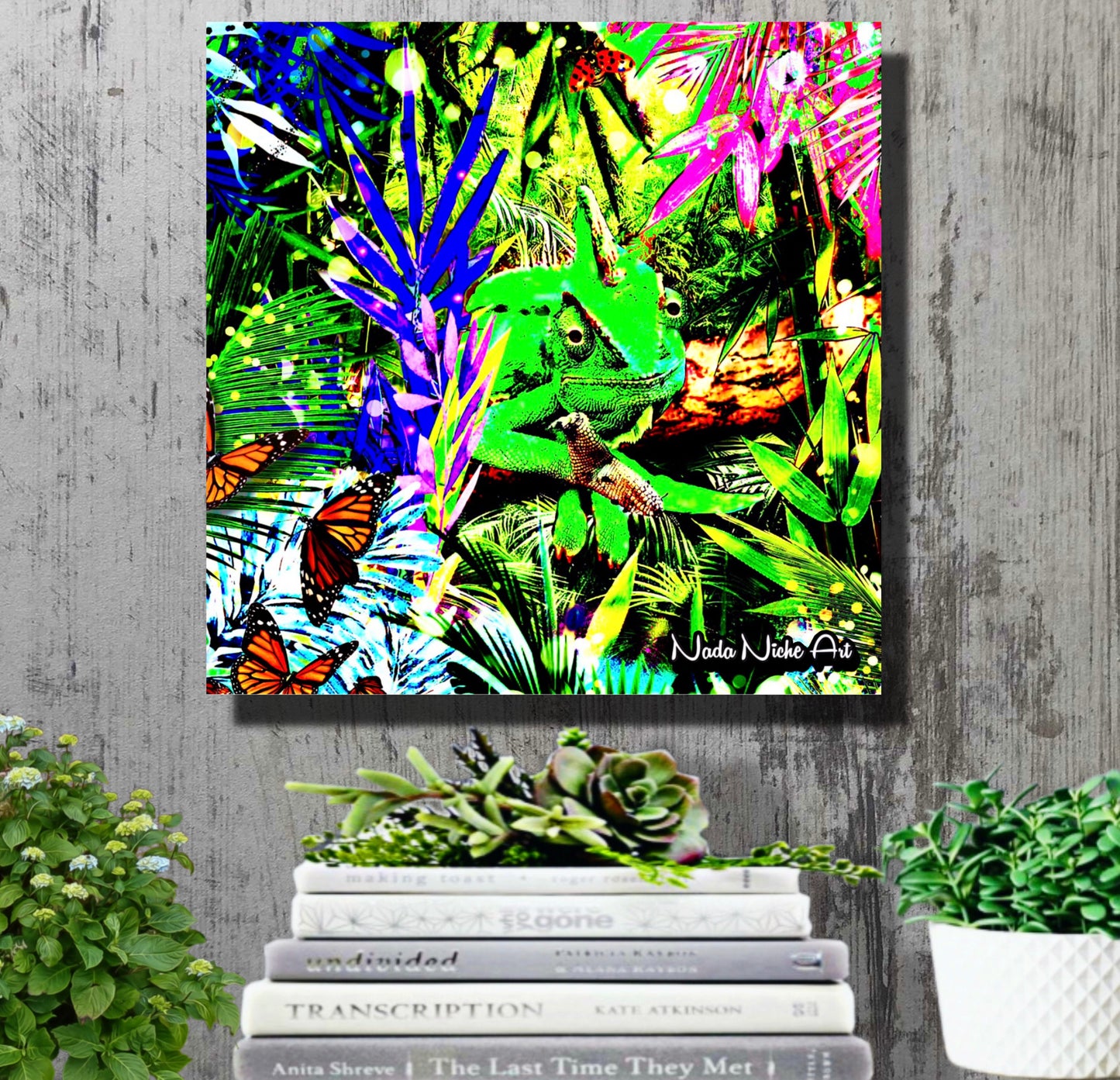 Hiding In Plain Sight ~ Chameleon In A Tropical Rainforest Paradise