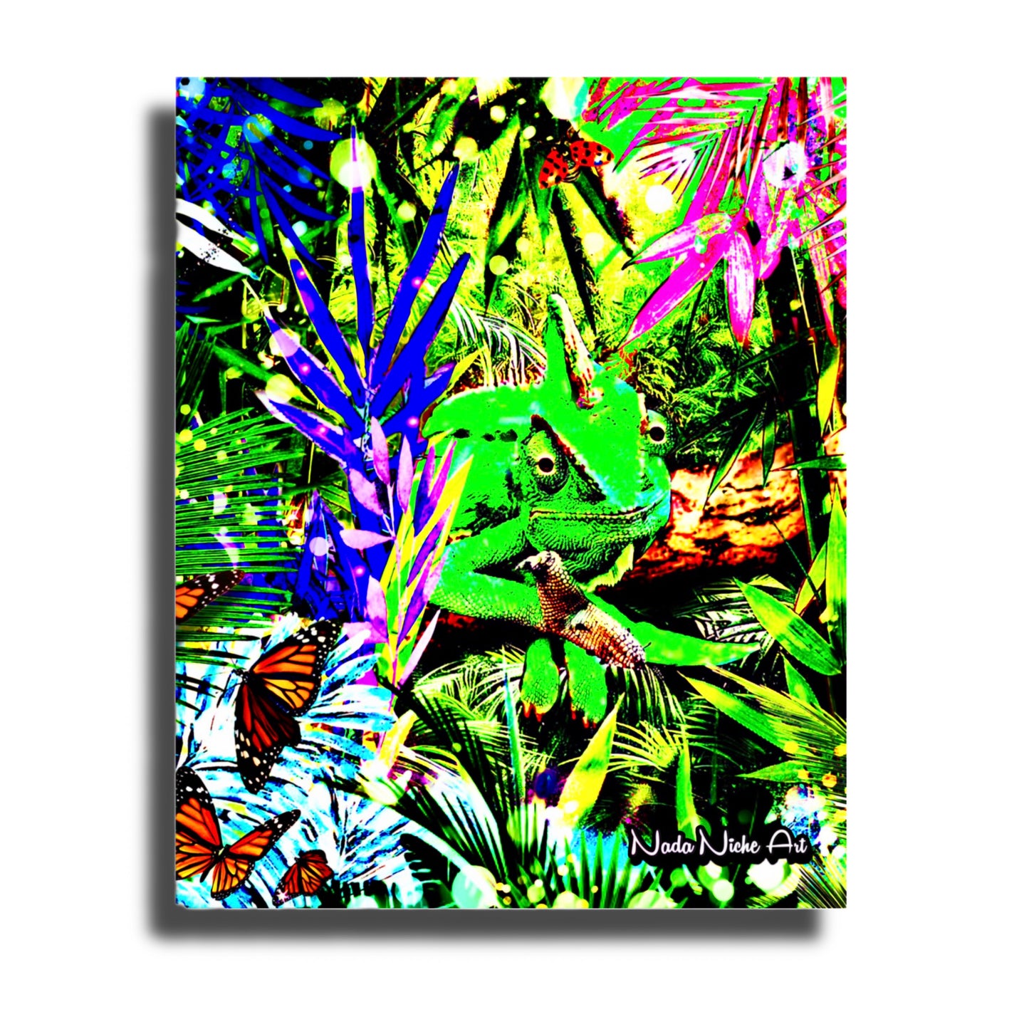 Hiding In Plain Sight ~ Chameleon In A Tropical Rainforest Paradise