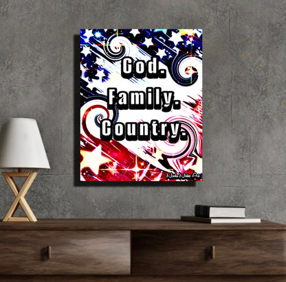 God. Family. Country.