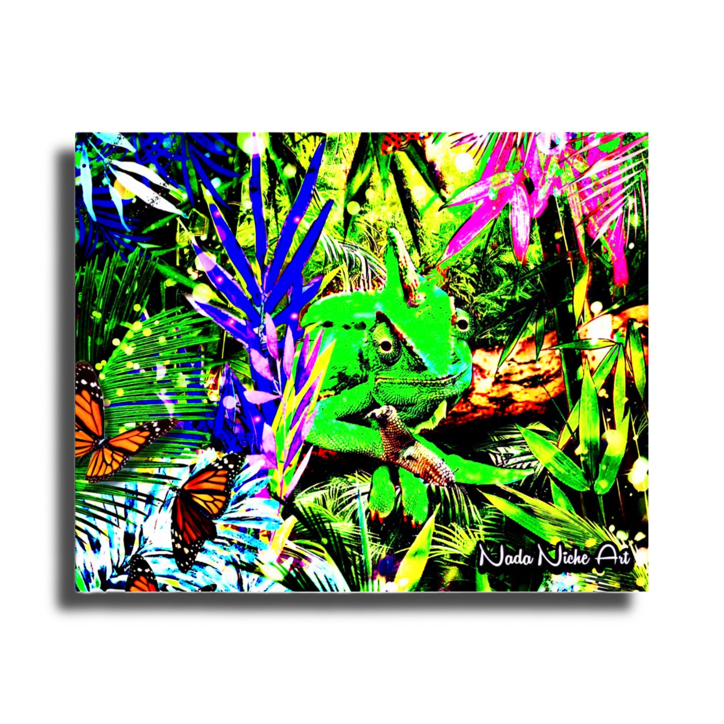 Hiding In Plain Sight ~ Chameleon In A Tropical Rainforest Paradise