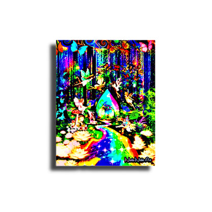 Rainbow River Fairies Forest Hideaway Hut With Butterfly Friends