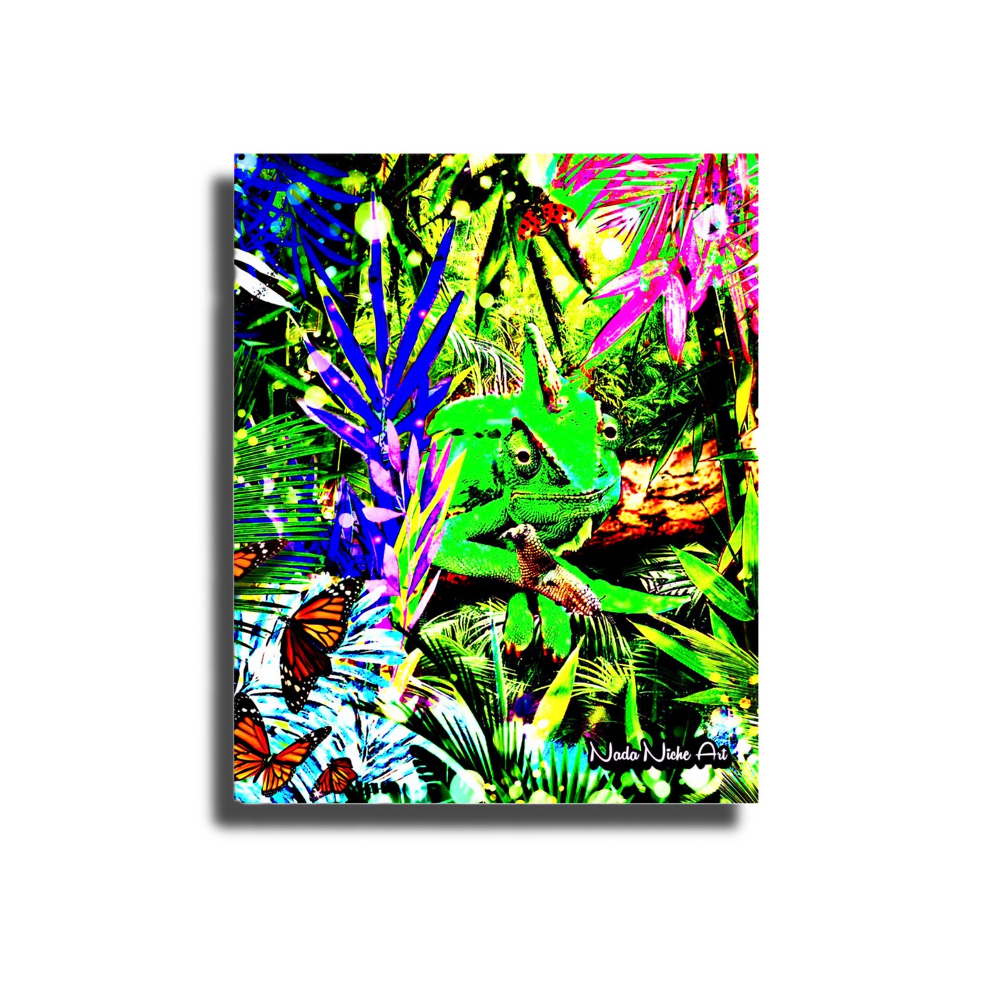 Hiding In Plain Sight ~ Chameleon In A Tropical Rainforest Paradise