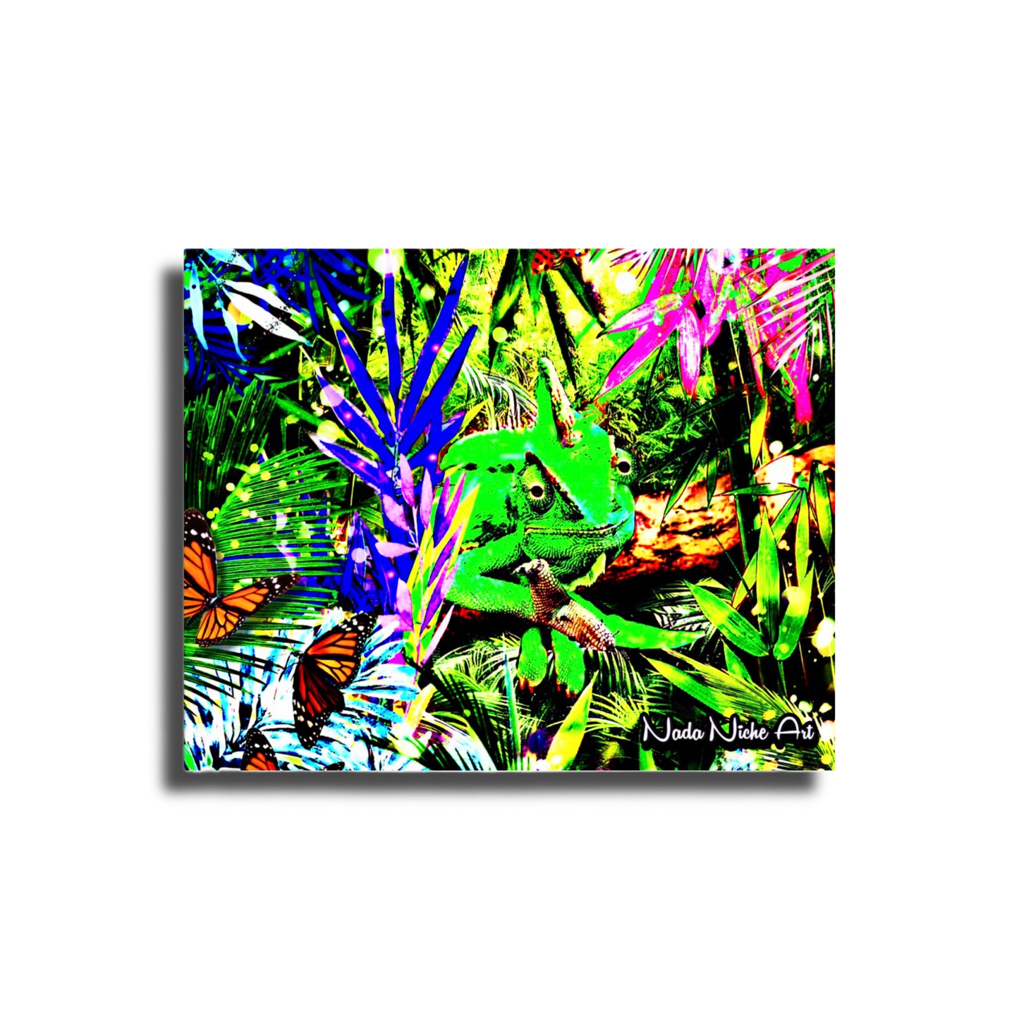 Hiding In Plain Sight ~ Chameleon In A Tropical Rainforest Paradise