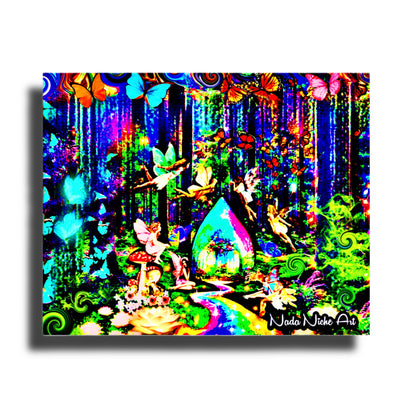Rainbow River Fairies Forest Hideaway Hut With Butterfly Friends